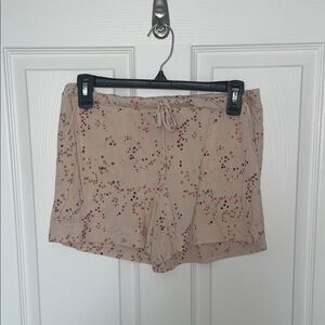 Beige Polka Dot Shorts